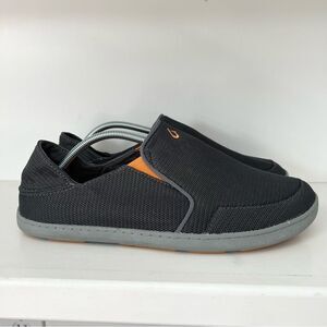 OluKai Nohea Mesh Gray Slip On Sneakers Size 11.5 Comfort Casual Grey